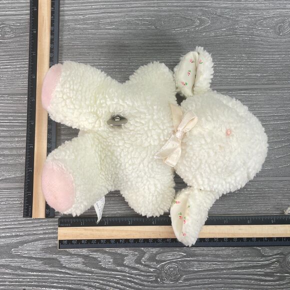 Vintage Eden Lamb Sherpa Plush Musical Wind Up Lullaby Baby Stuffed Animal Toy - Picture 12 of 12